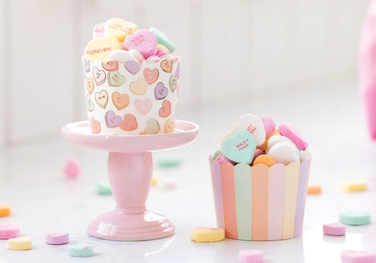 Gold Foil Conversation Hearts 5 oz Baking Cups cute gift product