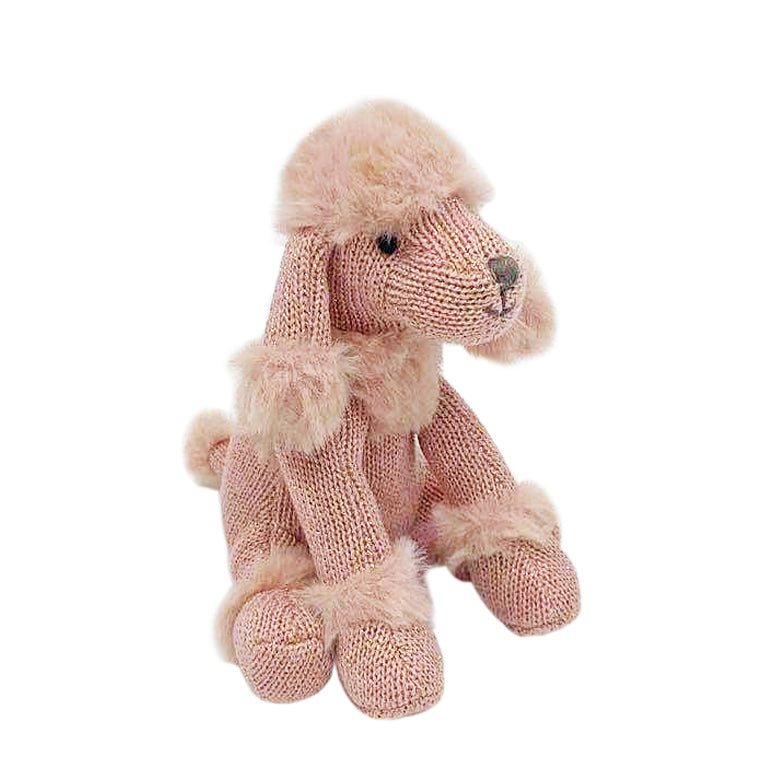 ‘Paris’ Poodle Knit Rattle cute gift product