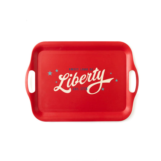 Sweet land of liberty bamboo tray cute gift product