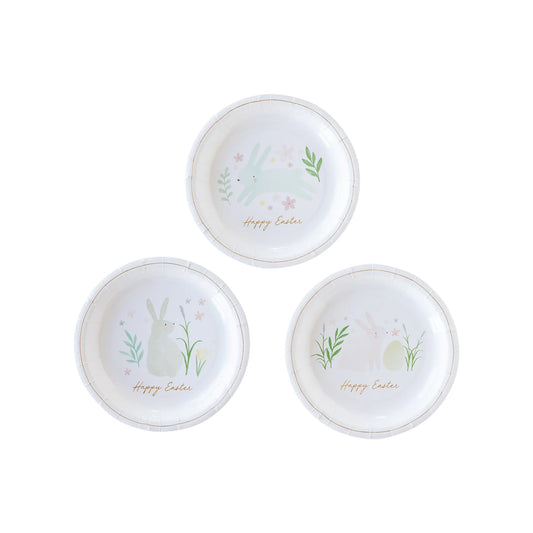 Watercolor Easter Round 7" Plate Set cute gift product