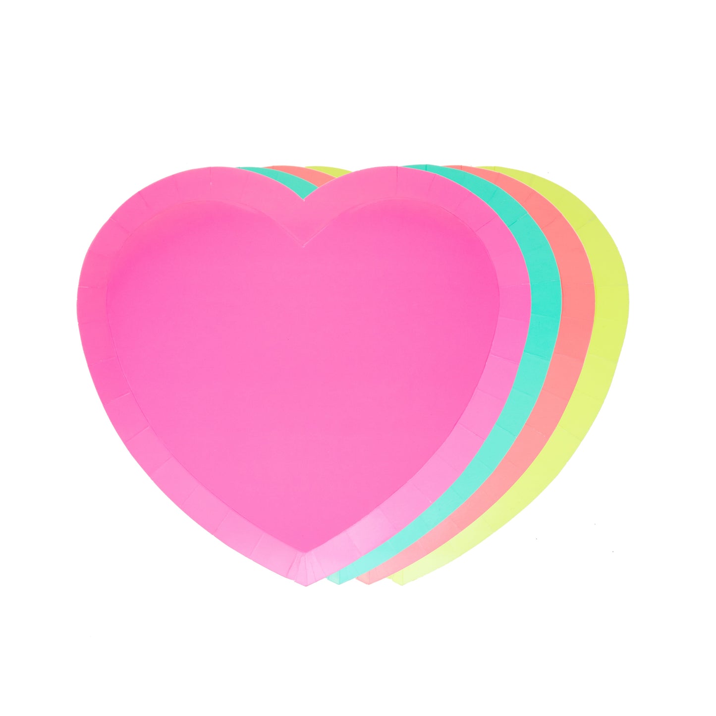 I Heart Neon Plates cute gift product