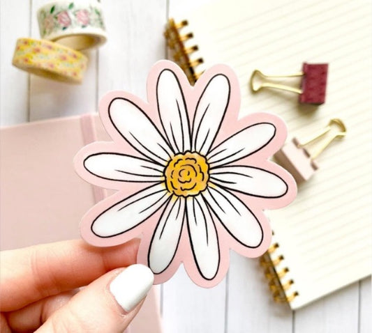 Pink Watercolor Daisy cute gift product