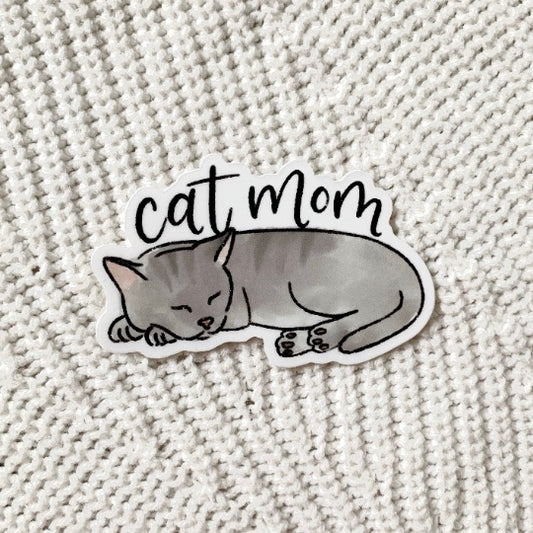 Cat Mom Sticker cute gift product