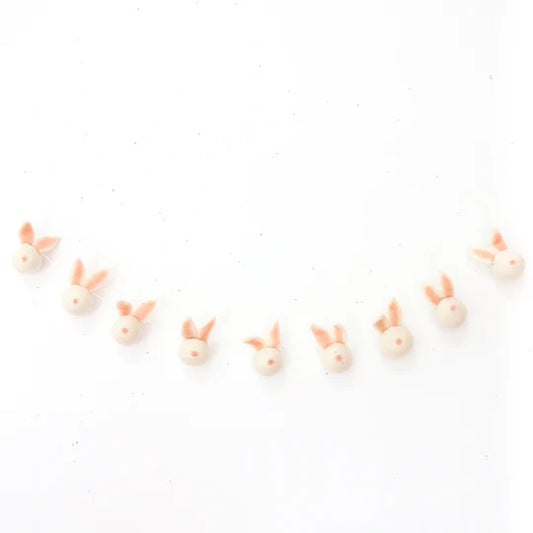 Bunny Head Felt Garland cute gift product