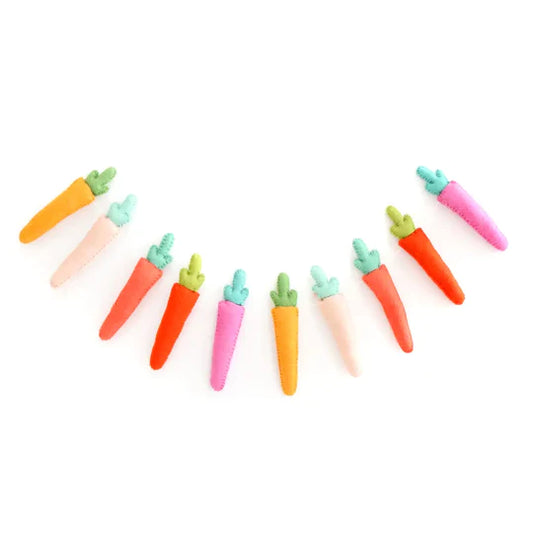 Carrot Felt Garland cute gift product