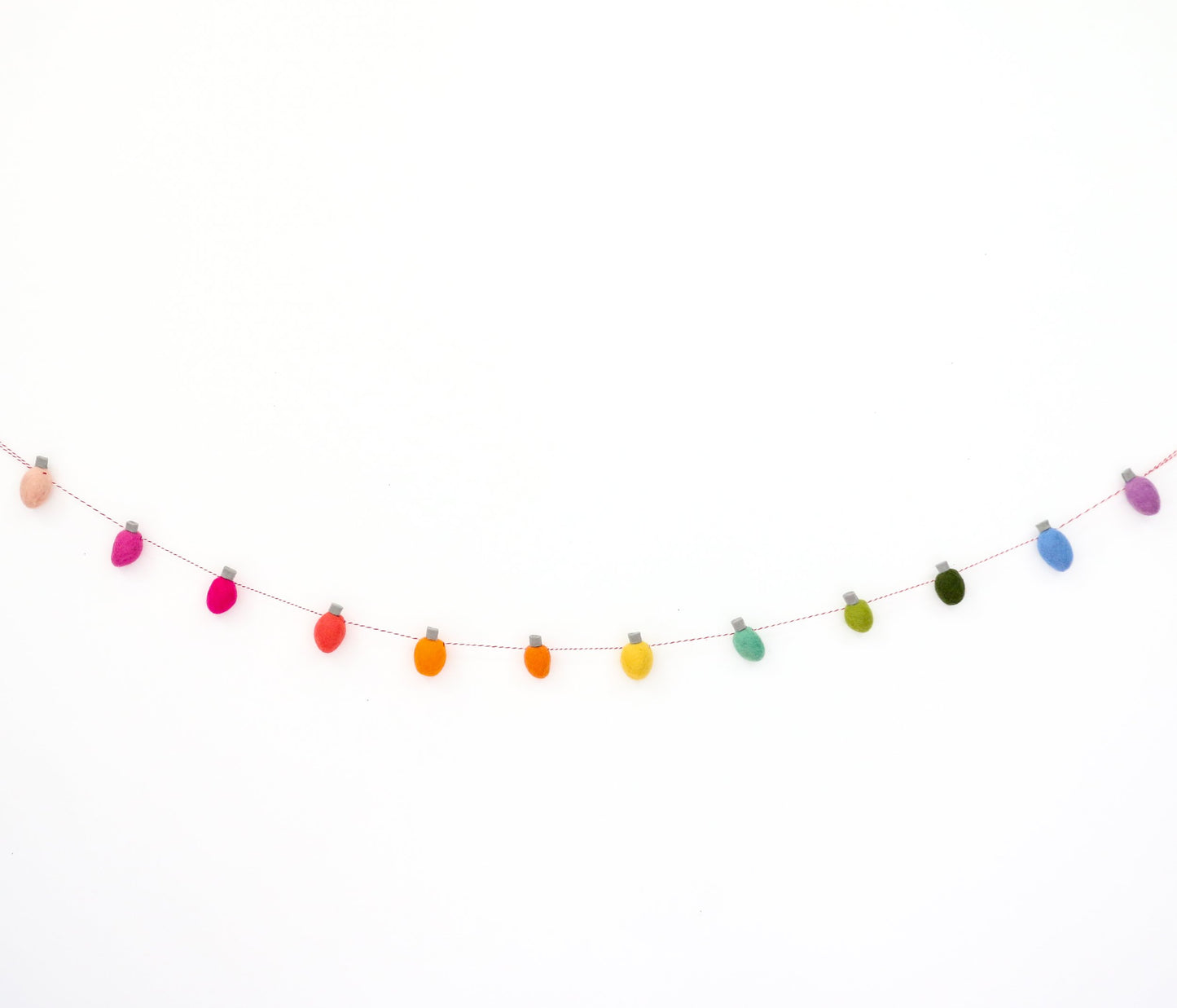 Light Bulb Felt Garland cute gift product