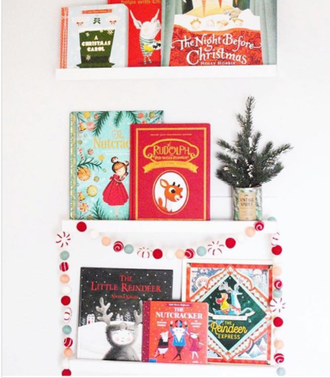 Joy Felts pinwheel wool felt ball garland, third product photo