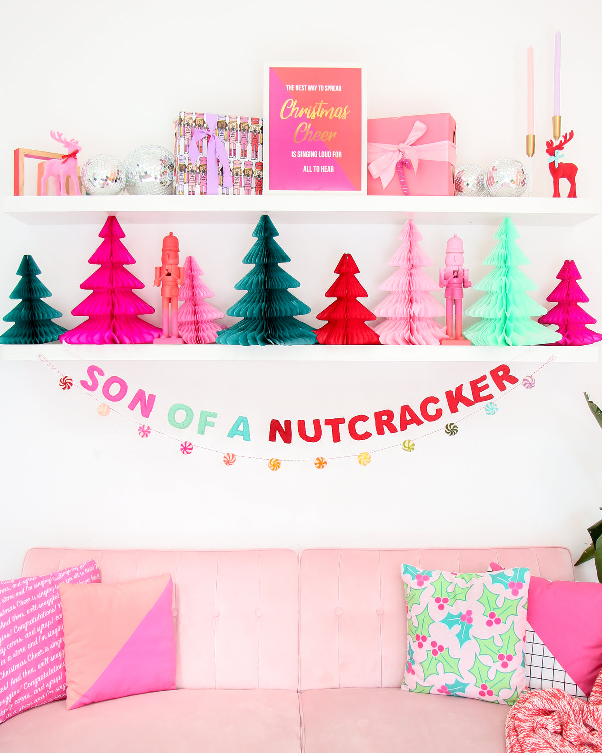 Kailo Chic honeycomb Christmas trees, second product photo