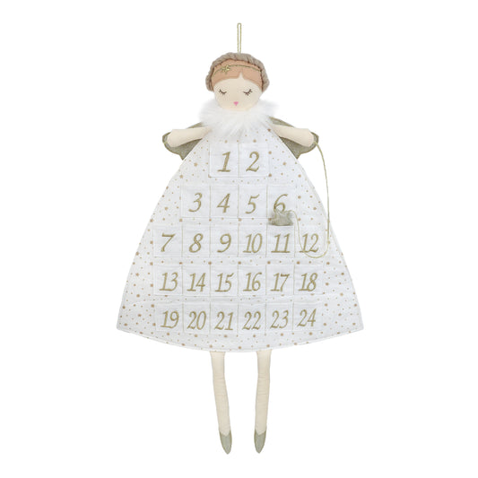 Mon Ami celestial angel fabric advent calendar, 26 inches tall